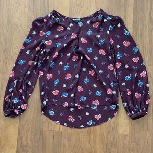 Express floral blouse